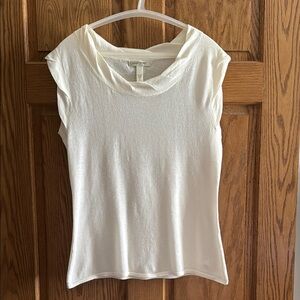Banana Republic Cream/Ivory Lightweight Sweater Tank